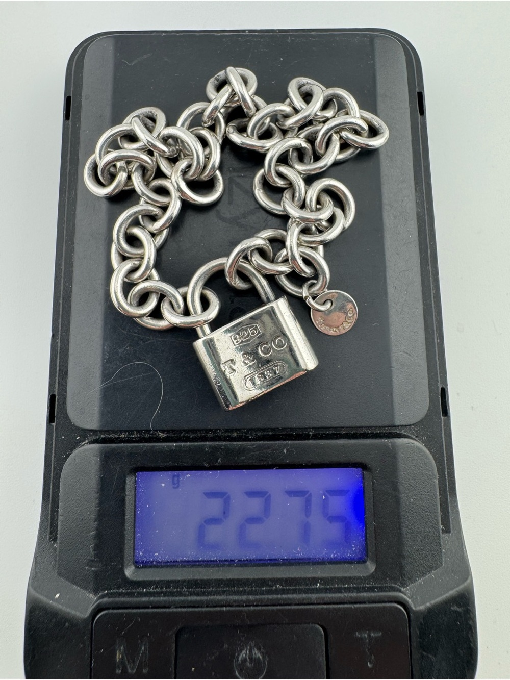 Tiffany and Company 1837 Padlock Charm Bracelet Sterling Silver - Picture 6 of 7